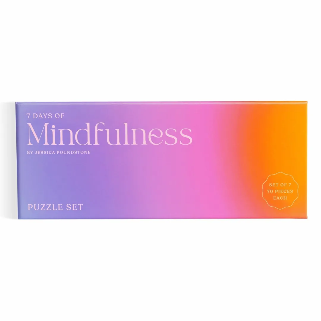 Galison 7 Days of Mindfulness By Jessica Poundstone Puzzle Set