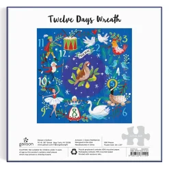Galison 12 Days Wreath 500 Piece Puzzle