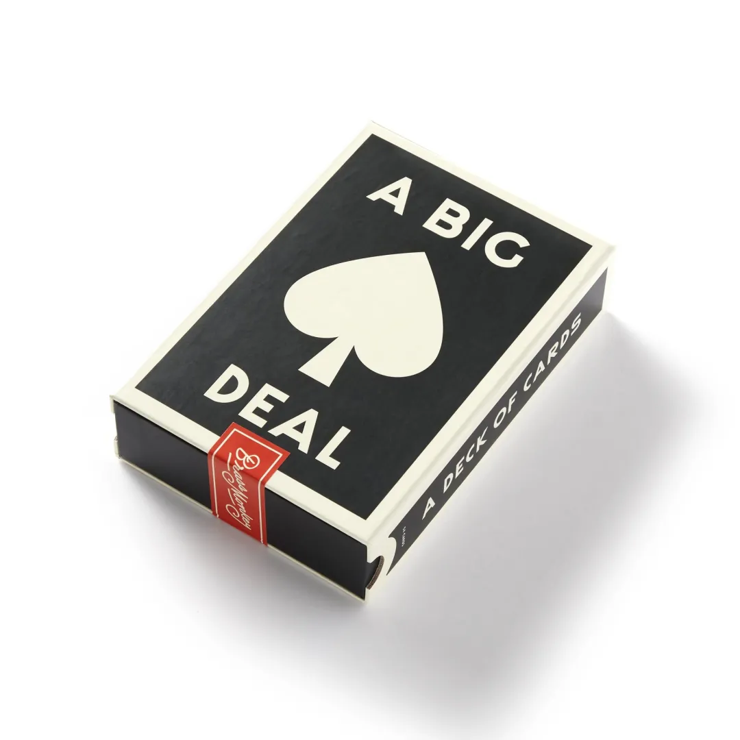 Galison A Big Deal Giant Playing Cards