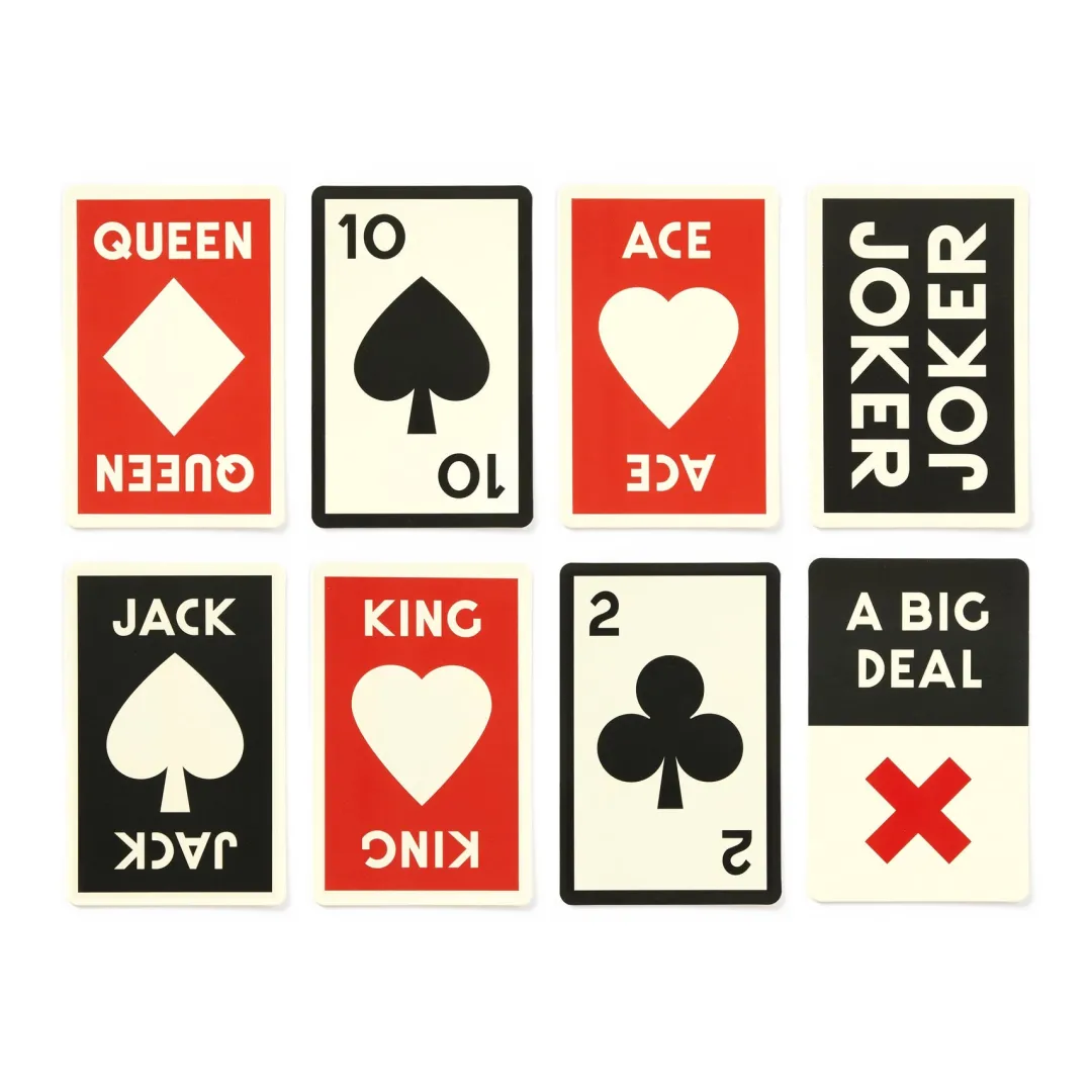 Galison A Big Deal Giant Playing Cards