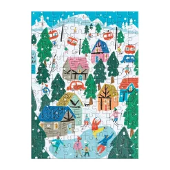 Galison Alpine Cottage 130 Piece Puzzle Ornament