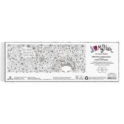 Galison Andrea Pippins Flowers In Your Hair Color-In 1000 Piece Panoramic Puzzle