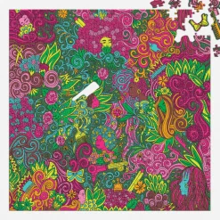 Galison Andrea Pippins I Love My Hair 500 Piece Puzzle with Shaped Pieces
