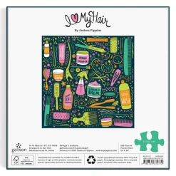 Galison Andrea Pippins I Love My Hair Tools 500 Piece Puzzle
