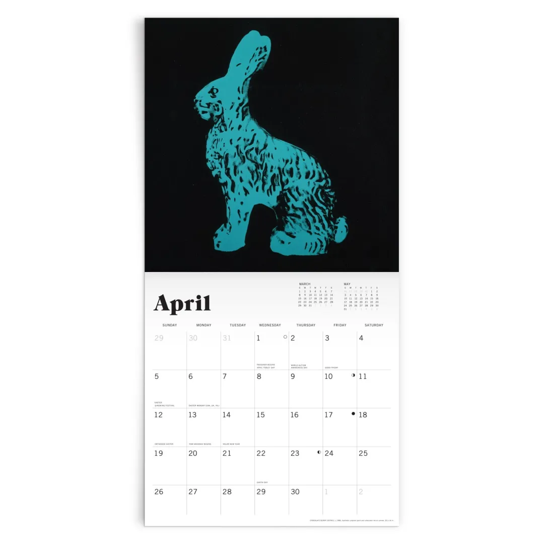 Galison Andy Warhol 2026 Classic 12 x 12 Wall Calendar