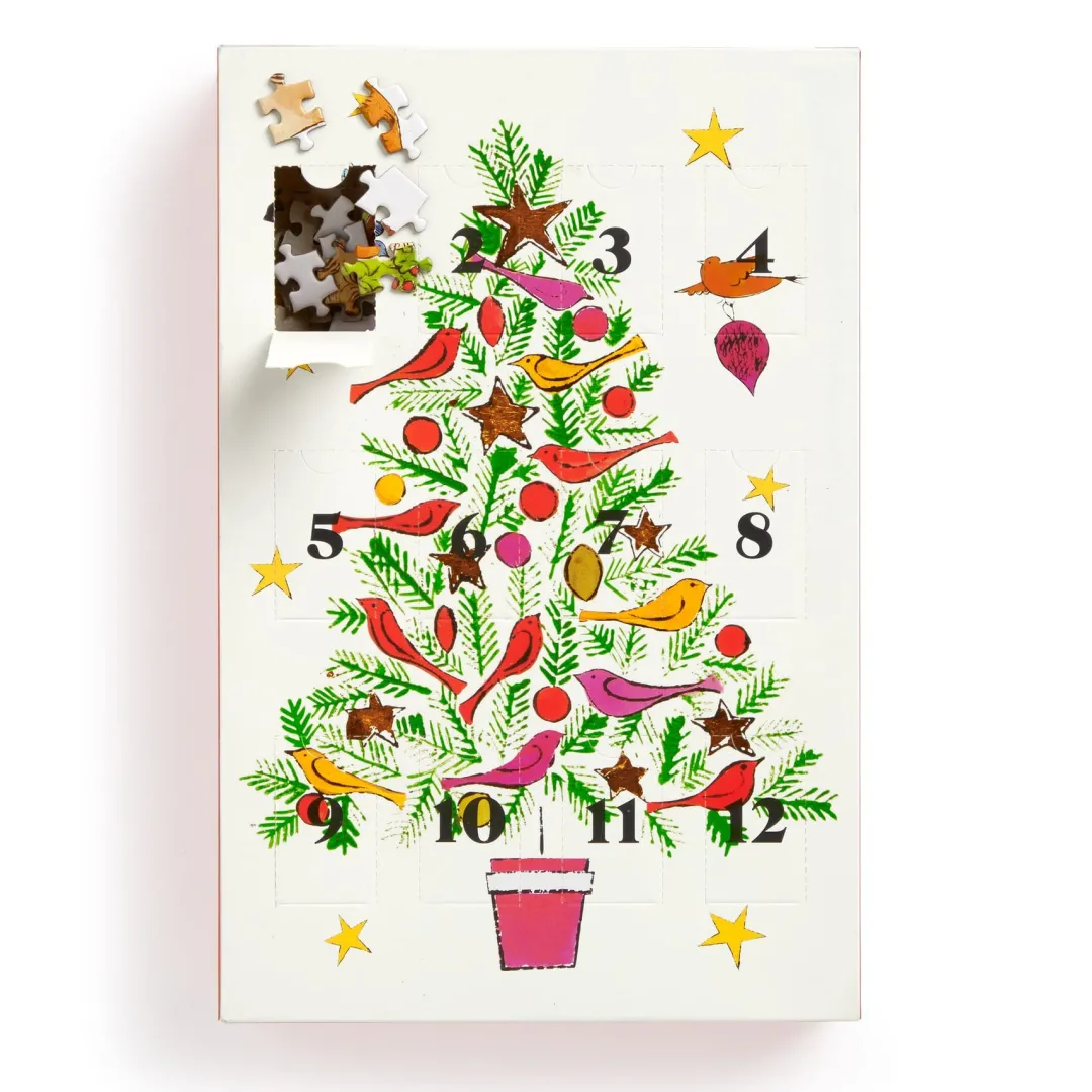 Galison Andy Warhol 12 Days of Puzzles Christmas Countdown