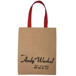 Galison Andy Warhol Campbell's Soup Canvas Tote Bag