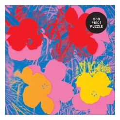 Galison Andy Warhol Flowers 500 Piece Jigsaw Puzzle