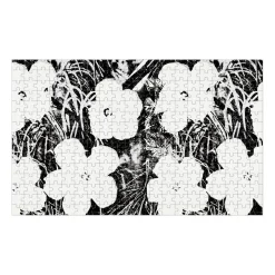 Galison Andy Warhol Flowers 300 Piece Lenticular Jigsaw Puzzle
