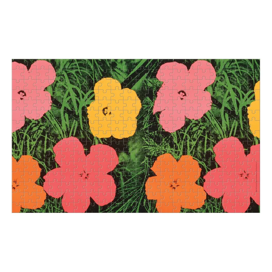 Galison Andy Warhol Flowers 300 Piece Lenticular Jigsaw Puzzle
