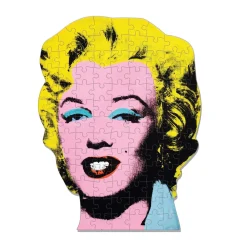 Galison Andy Warhol Marilyn 100 Piece Mini Shaped Jigsaw Puzzle
