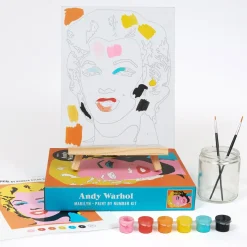 Galison Andy Warhol Marilyn Paint By Number Kit
