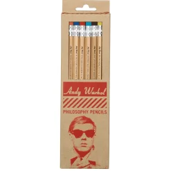Galison Andy Warhol Philosophy Pencil Set