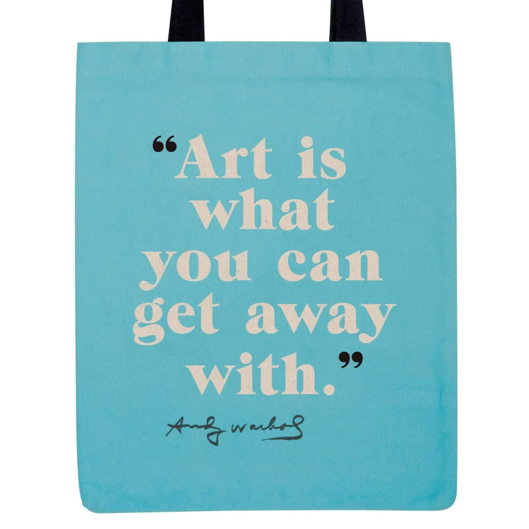 Galison Andy Warhol Poppies Canvas Tote Bag