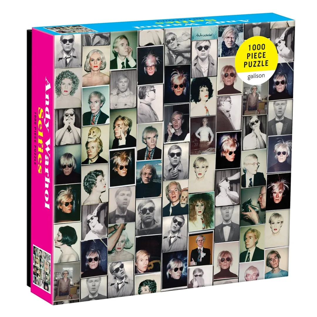 Galison Andy Warhol Selfies 1000 Piece Jigsaw Puzzle
