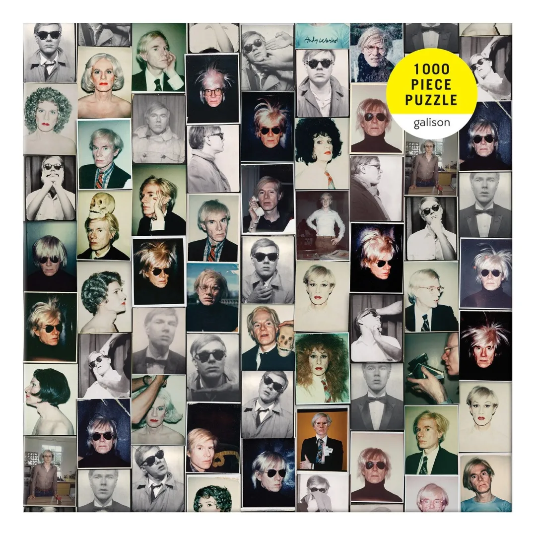 Galison Andy Warhol Selfies 1000 Piece Jigsaw Puzzle