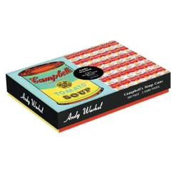 Galison Andy Warhol Soup Can Double-Sided 500 Piece Jigsaw Puzzle