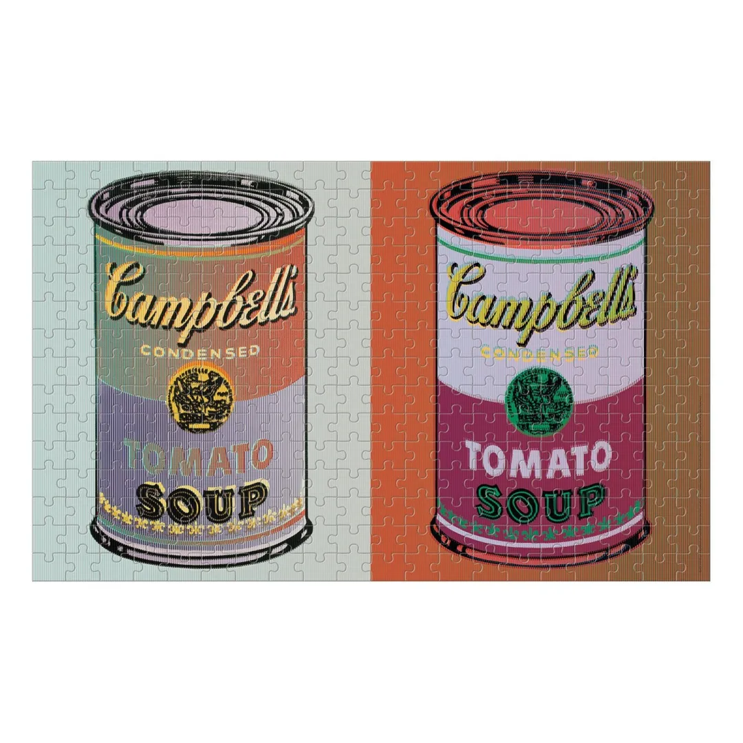 Galison Andy Warhol Soup Cans 300 Piece Lenticular Jigsaw Puzzle