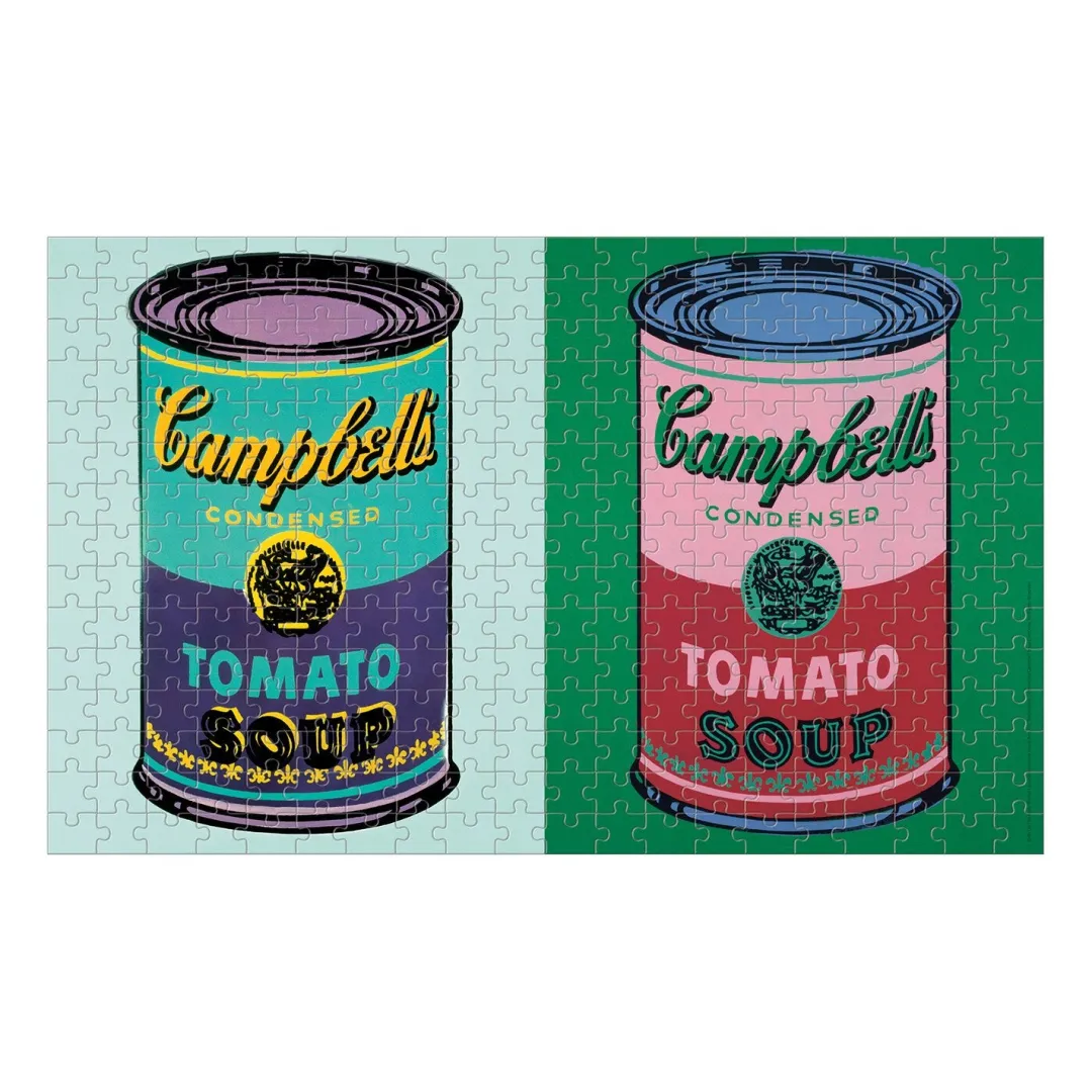 Galison Andy Warhol Soup Cans 300 Piece Lenticular Jigsaw Puzzle