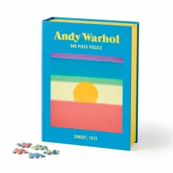 Galison Andy Warhol Sunset 500 Piece Book Puzzle