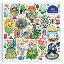 Galison Artisanal Eggs 500 Piece Puzzle