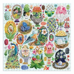 Galison Artisanal Eggs 500 Piece Puzzle