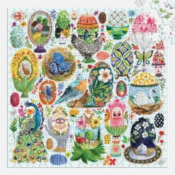 Galison Artisanal Eggs 500 Piece Puzzle