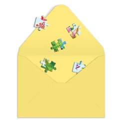 Galison Artisanal Eggs Greeting Card Puzzle