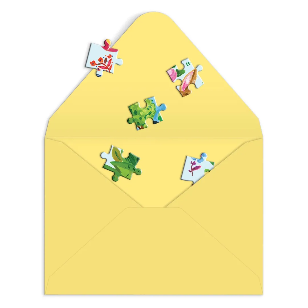 Galison Artisanal Eggs Greeting Card Puzzle