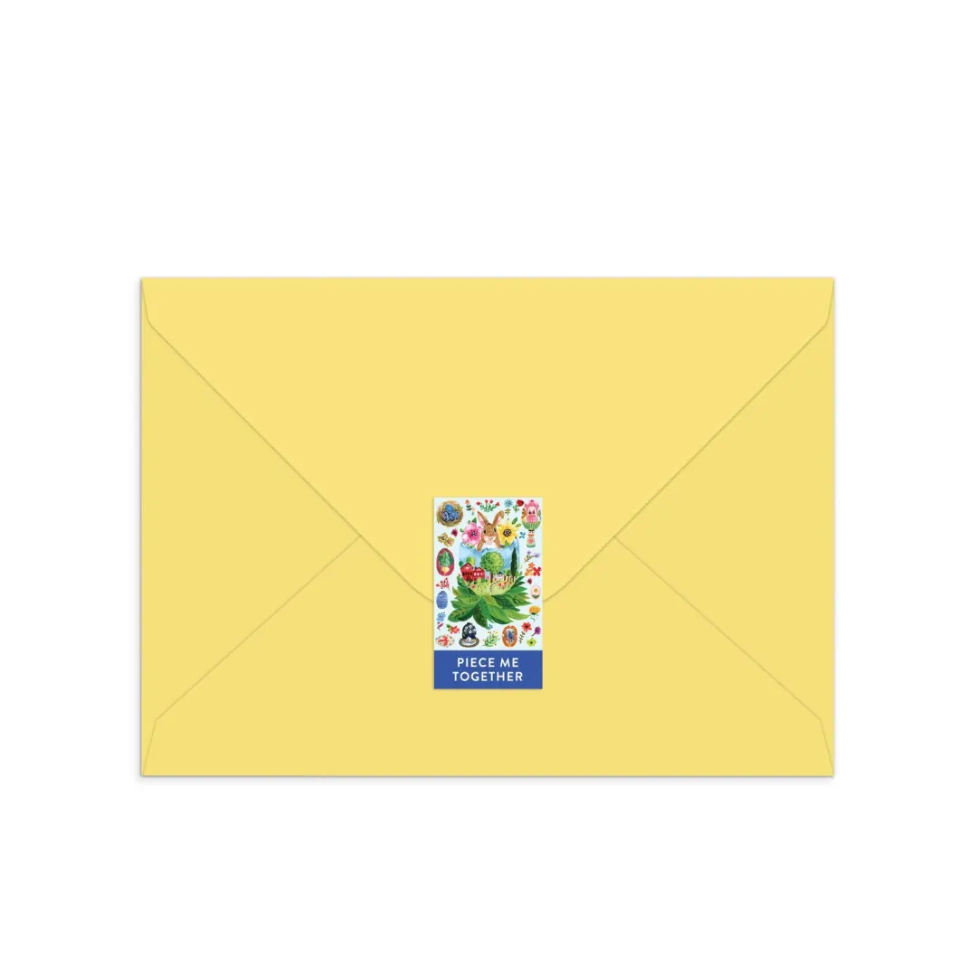 Galison Artisanal Eggs Greeting Card Puzzle