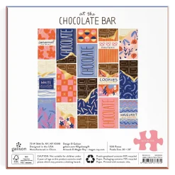 Galison At the Chocolate Bar 500 Piece Foil Puzzle