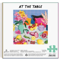 Galison At the Table 500 Piece Puzzle