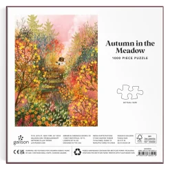 Galison Autumn in the Meadow 1000 Piece Puzzle