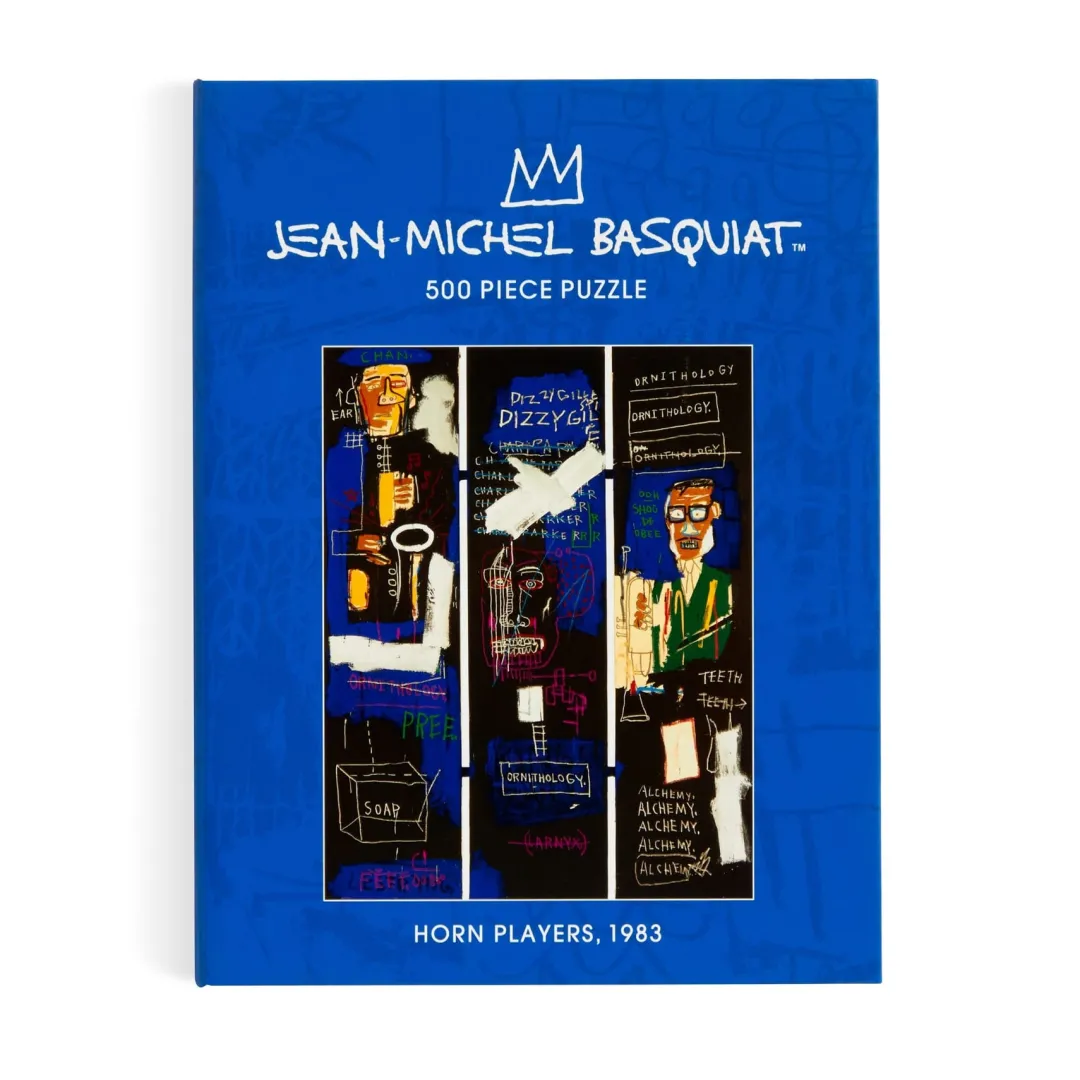 Galison Basquiat Horn Players 500 Piece Book Puzzle