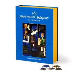 Galison Basquiat Horn Players 500 Piece Book Puzzle