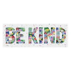 Galison Be Kind 1000 Piece Panoramic Jigsaw Puzzle