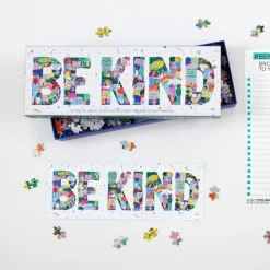 Galison Be Kind 1000 Piece Panoramic Jigsaw Puzzle