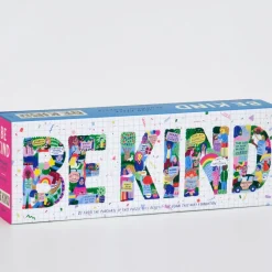 Galison Be Kind 1000 Piece Panoramic Jigsaw Puzzle