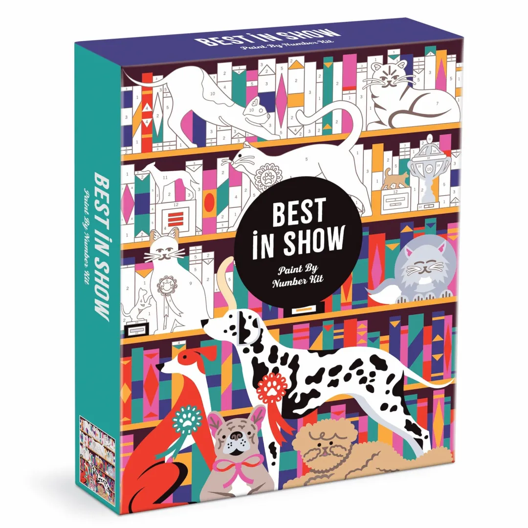 Galison Best In Show 11 x 14 Paint By Number Kit