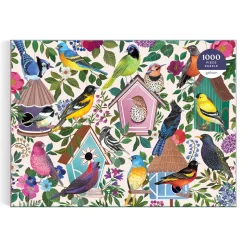Galison Birdhouse Lane 1000 Piece Puzzle