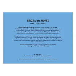Galison Birds of the World 1000 Piece Jigsaw Puzzle