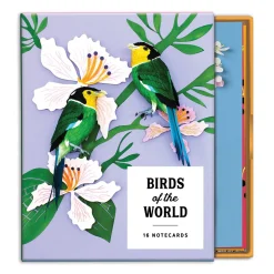 Galison Birds of the World Greeting Assortment Notecard Set