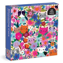 Galison Blooming Cats 500 Piece Puzzle