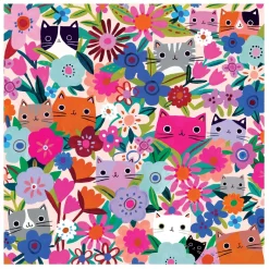 Galison Blooming Cats 500 Piece Puzzle