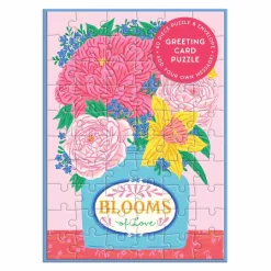 Galison Blooms of Love Greeting Card Puzzle