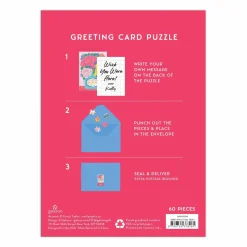 Galison Blooms of Love Greeting Card Puzzle