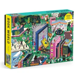 Galison Book World 1000 Piece Puzzle