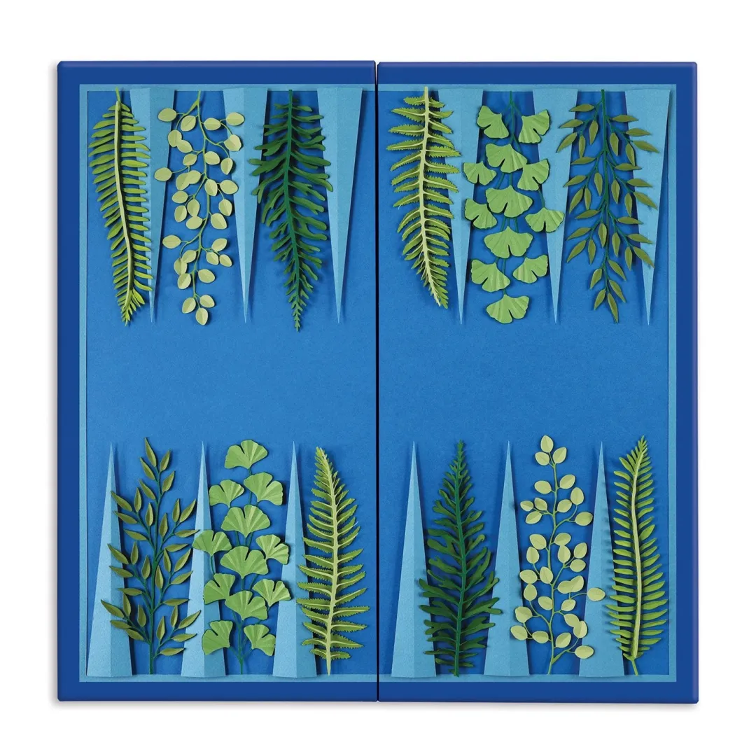 Galison Botanica 2-in-1 Travel Game Set