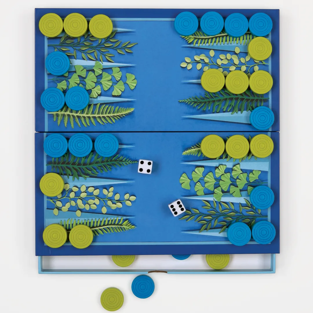Galison Botanica 2-in-1 Travel Game Set