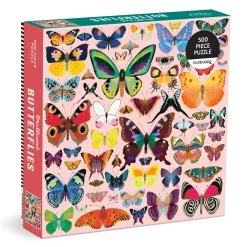 Galison Brilliant Butterflies 500 Piece Puzzle